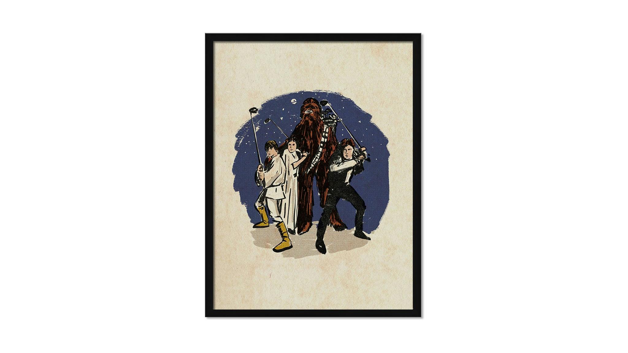 Paper w/ Black Frame